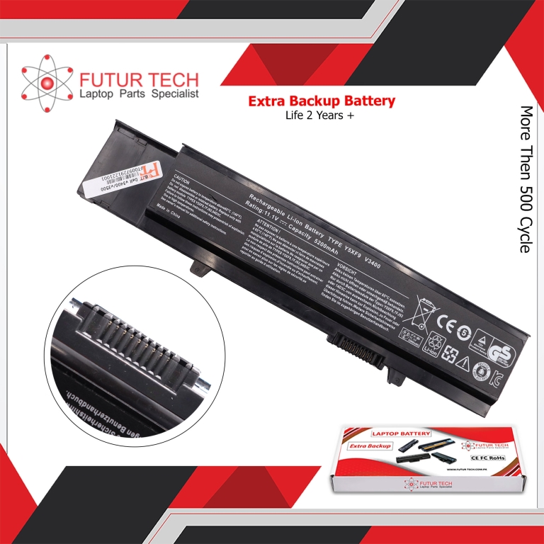 Battery Dell Vostro v3400 v3500 v3700 | 6 Cell