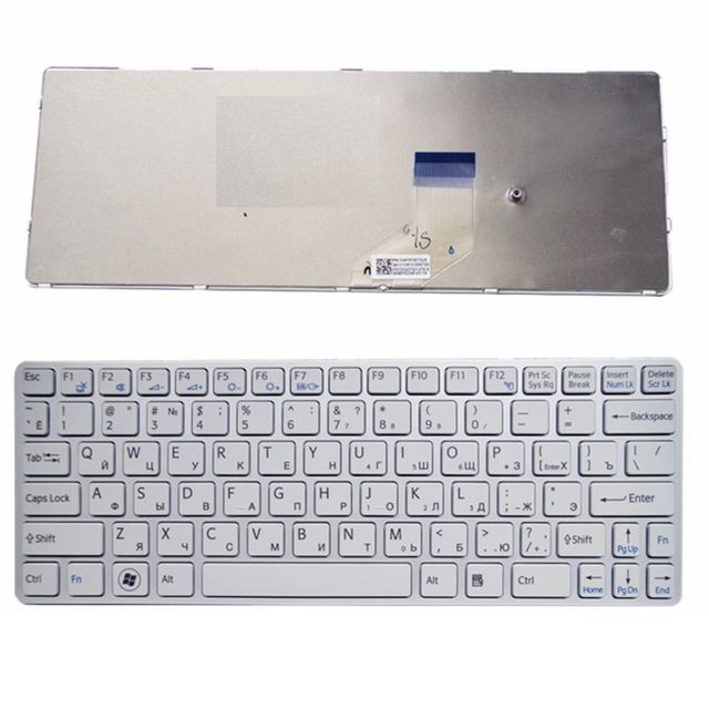 Keyboard Sony Vaio SVE11 | White | Frame