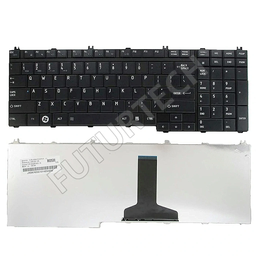 Laptop Keyboard best price in Karachi Keyboard Toshiba P300/L505/P305/L350/L355/A500 B450/C | Black