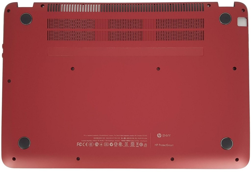 Base Cover HP Envy 6 | D (RED)