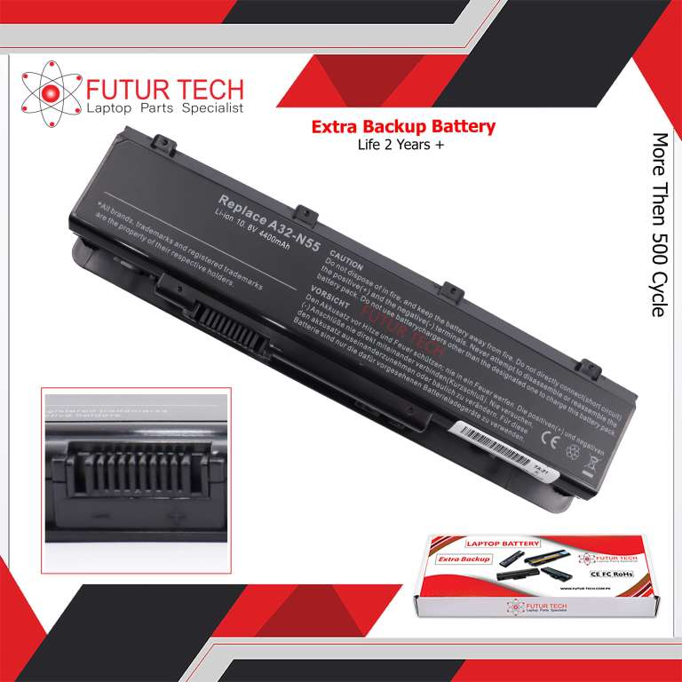 Battery Asus A32-N55   A32-N45  | 6 Cell