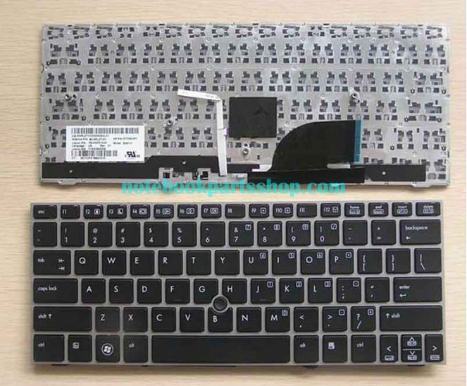 Keyboard  HP EliteBook 2170 2170p | Black (US) with pointer