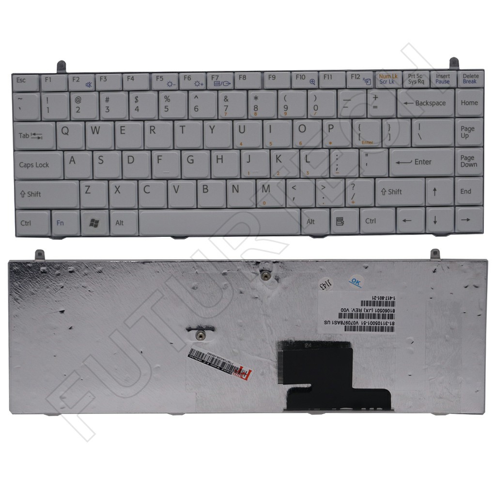 Keyboard Sony Vaio FZ | White