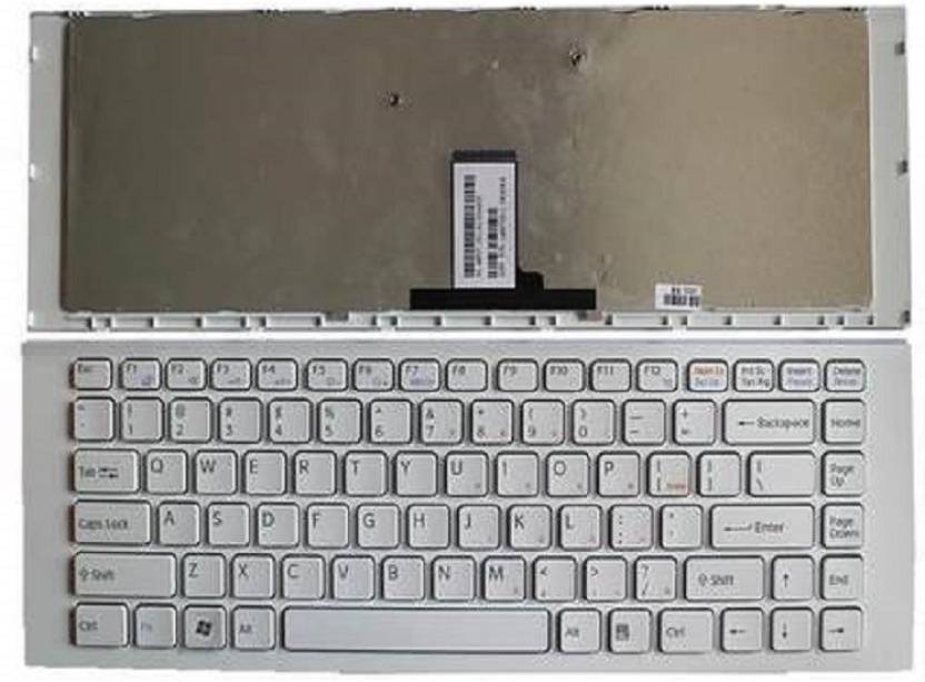 Laptop Keyboard best price in Karachi Keyboard Sony Vaio EG | White