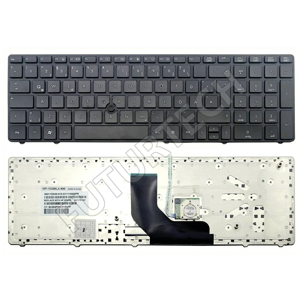 Keyboard HP 8560p 8560b 6560b 6565b 8570p With pointer ORG