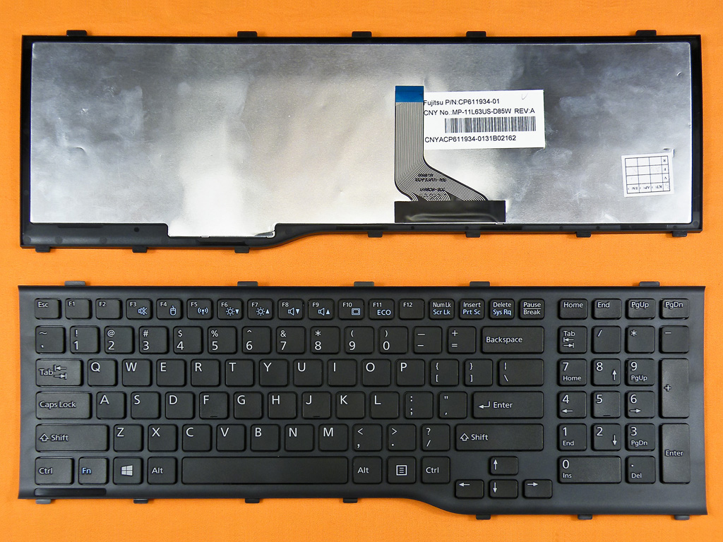 Keyboard Fujitsu Lifebook AH532 A532 N532 NH532 US