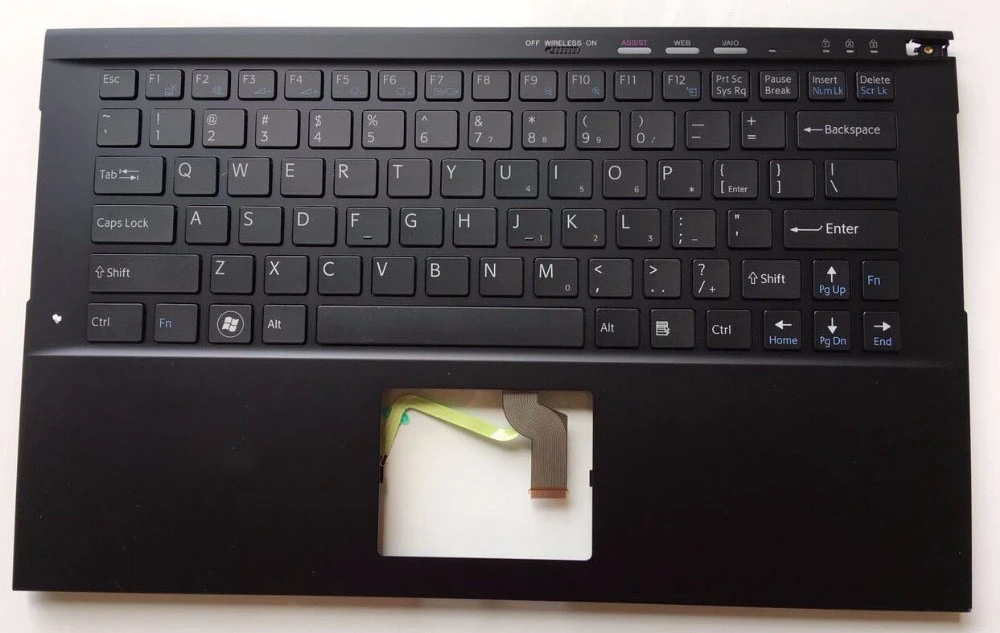 Keyboard Sony Vaio VPC Z2 | With C Cover (Backlight) US (Black)