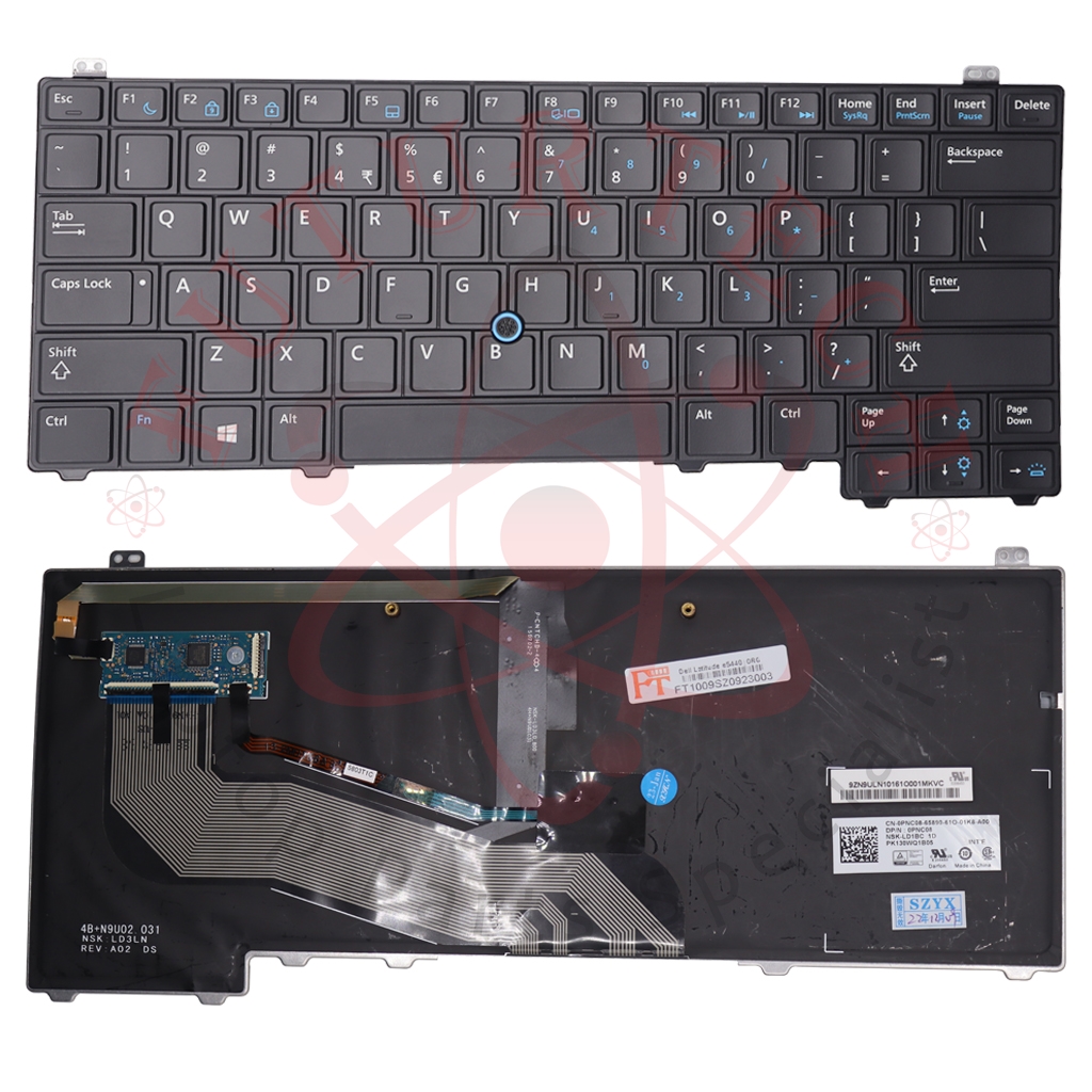 Keyboard Dell Latitude e5440 | Backlit with pointer ORG