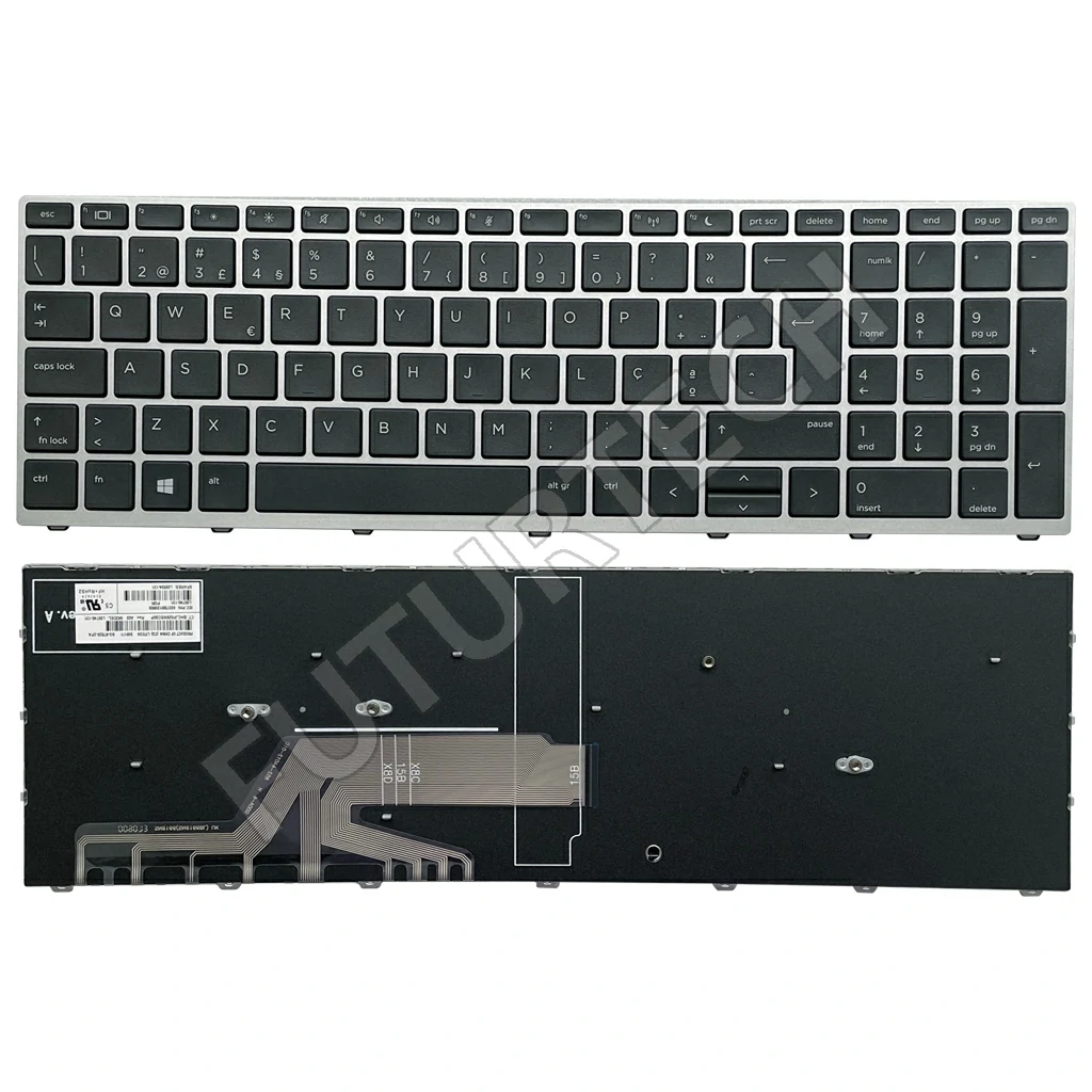 Laptop Keyboard best price in Karachi Keyboard Hp Probook 450-G5 | Silver Frame backlit