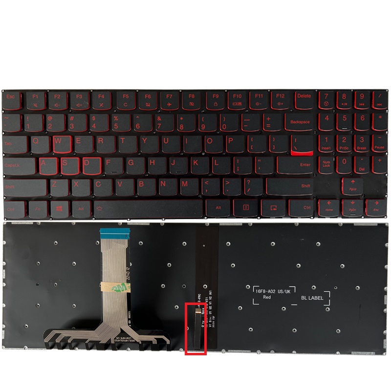 Laptop Keyboard best price Keyboard Lenovo Legion Y530-15ICH/Y7000p/Y540-15IRH | US (Backlight/Red)