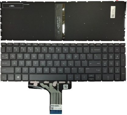 Laptop Keyboard best price Keyboard HP Pavilion 15-EH/15-EG/17-CN/17-CP | Black (US) Backlight (Power Button)