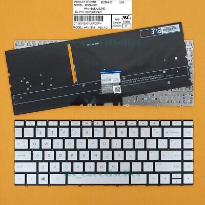 Laptop Keyboard best price KEYBOARD HP SPECTRA 13-AE SILVER BACKLIGHT