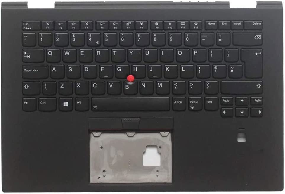 Laptop Keyboard with CPanel best price Keyboard Lenovo X1 Yoga (3rd Generation) | With C Cover (Backlight) UK (SM10P95307AD)