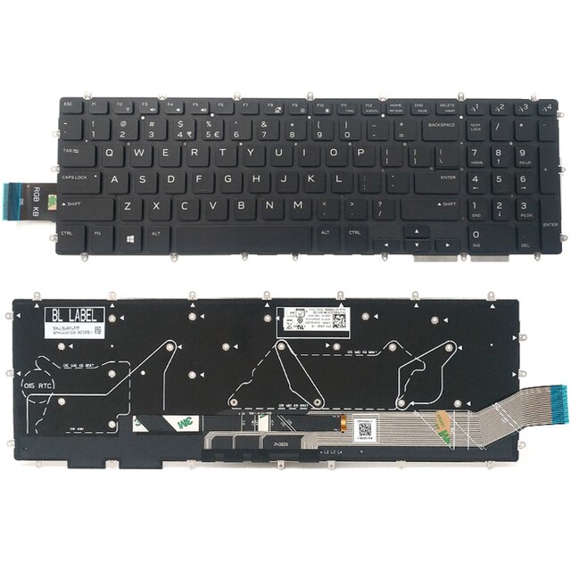 Laptop KEYBOARD best price Keyboard Dell Alienware M15-R1 / M17-R1 (01PGHR) | US (Backlight)