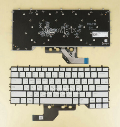 Keyboard Dell Alienware M15-R2 (Y79F6) | US (Whte) Backlight