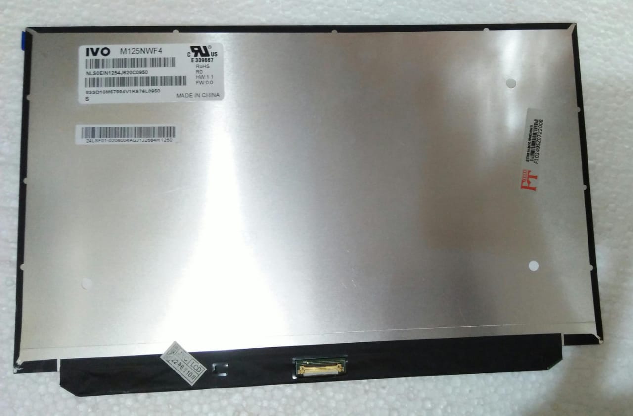 Laptop LED best price LED 12.5 Matte FHD | (30pin) IPS (Without Fitting) B125HAN02.2 HW0A (Middle Connector)