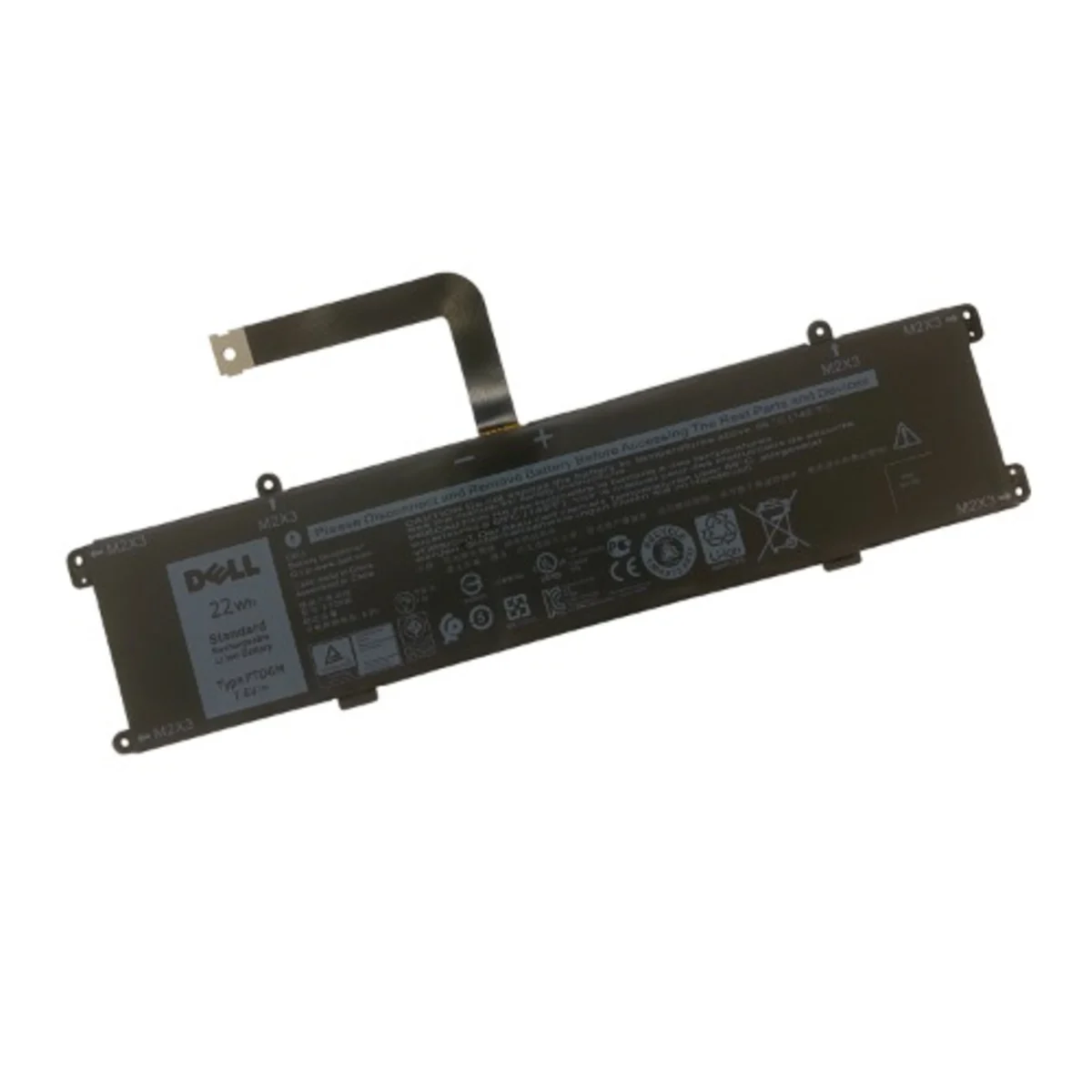 Battery Dell Latitude 7285 2-in-1 (FTD6M) [22Wh] Keyboard Battery | ORG