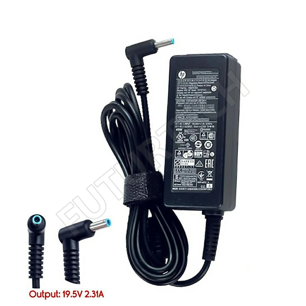Laptop Adapter best price in Karachi Adapter Hp 19.5V - 2.31A | Blue Pin - 45w (4.5*3.0) ORG