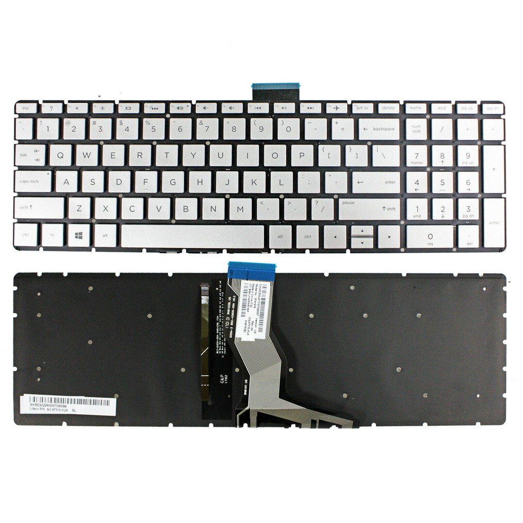 Laptop Keyboard best price in Karachi Keyboard HP Pavilion 15-BS | Silver (US) With Backlight