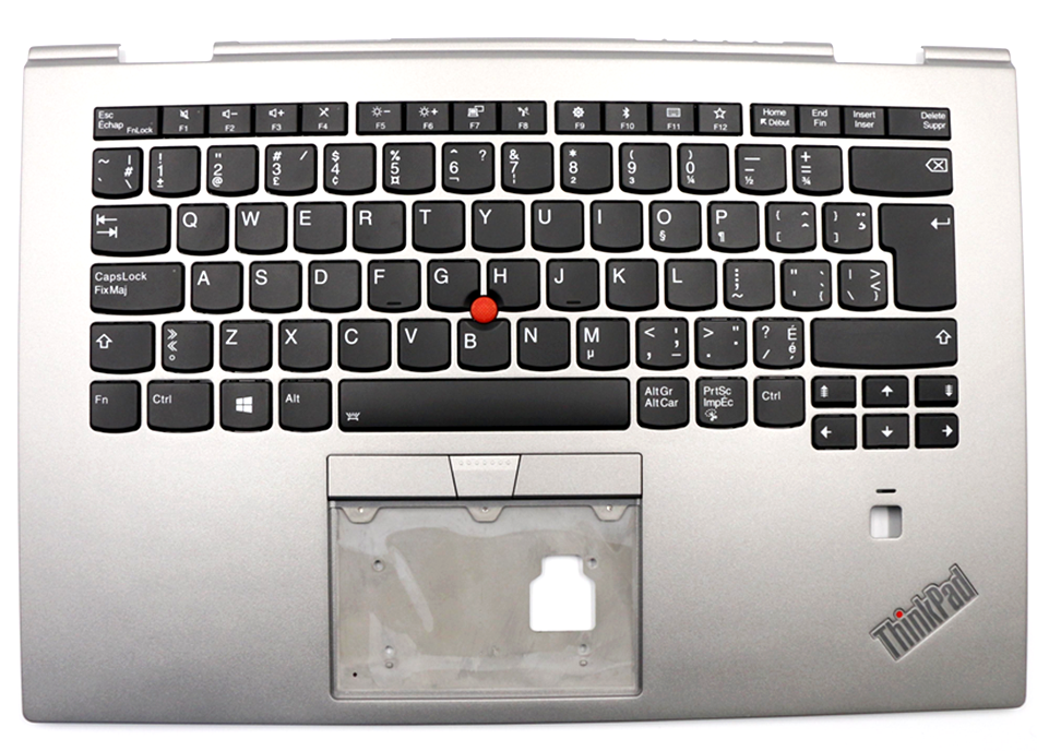 Laptop Keyboard best price Keyboard Lenovo X1 Yoga (3rd Gen) Japanese | With C Cover SilverNO TouchPad (ZC6BW)