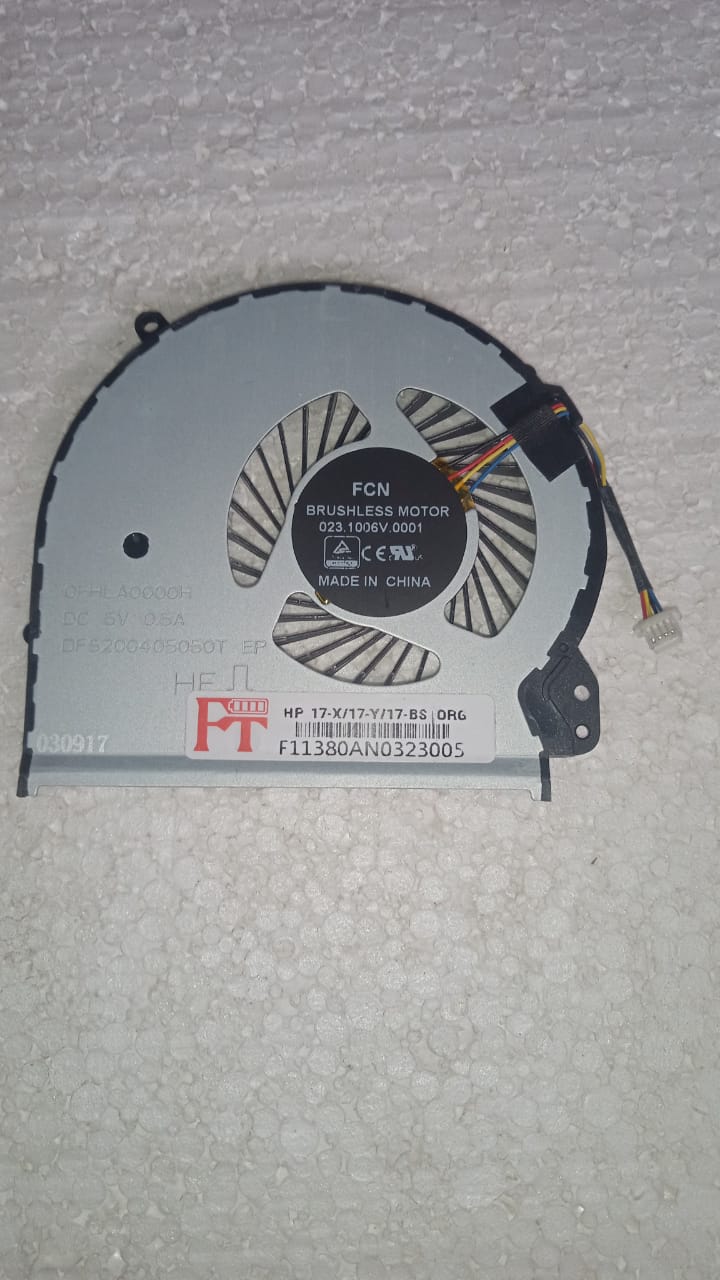 Laptop Fan best price Fan HP Notebook 17-X 17-Y 17-BS WITHOUT COVER ORG