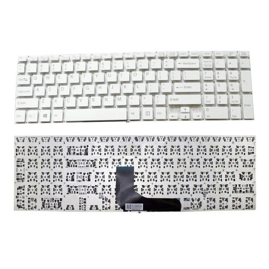 Laptop Keyboard best price Keyboard Sony Vaio 15 SVF15A (AEGD6X001203A) | US (Silver)