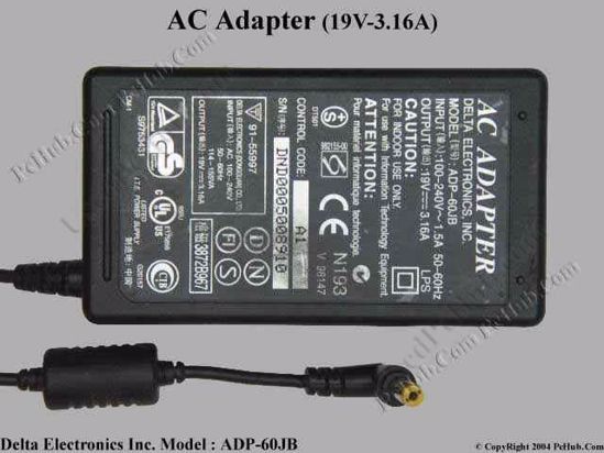 Laptop Adapter best price Used Adapter Acer 19v - 3a16 (5.5 * 1.7) 60w ORG