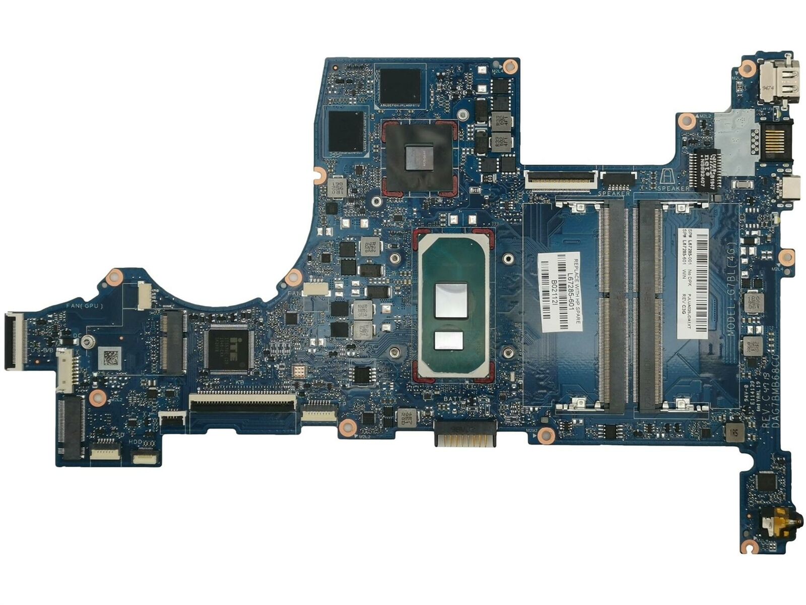 Laptop Motherboard best price MotherBoard HP Pavilion 15-CS | i7 (10th GEN) L67285-601