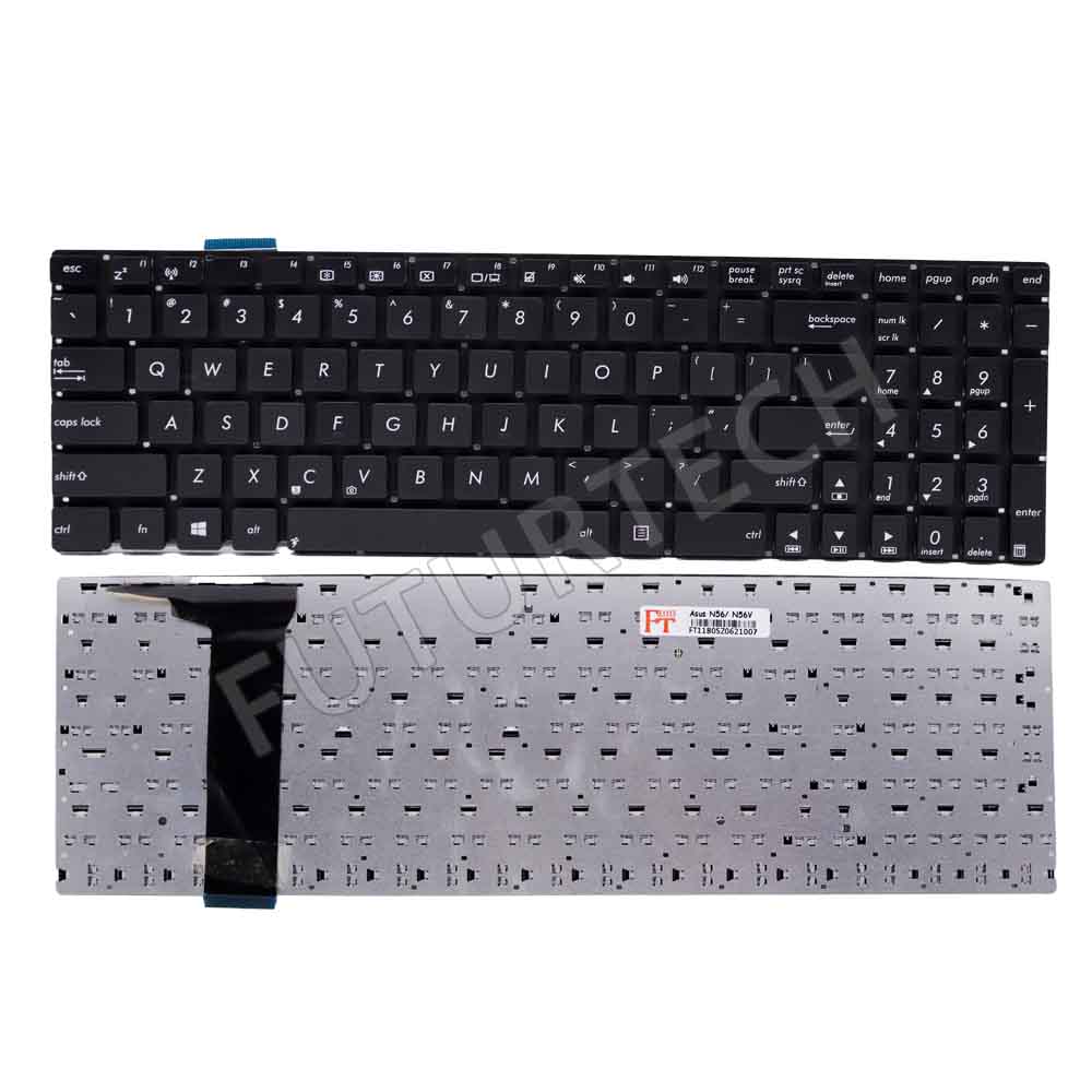 Keyboard Asus Q550  N550 N56  N56V  N76  N76V  U500  U500V