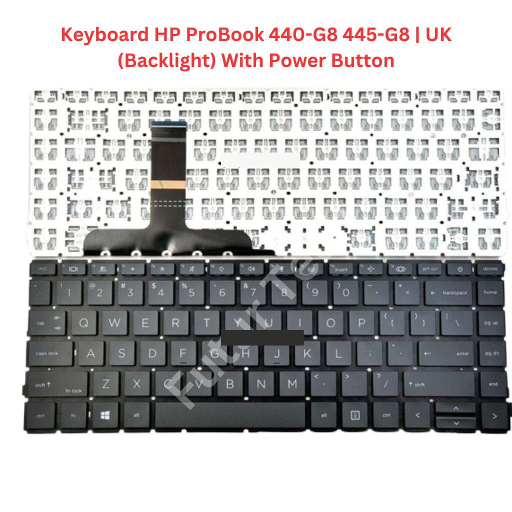 Laptop Keyboard best price Keyboard HP ProBook 440-G8/445-G8 | UK (Backlight) With Power Button