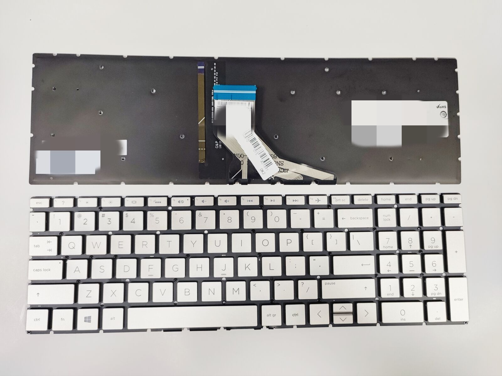 Laptop Keyboard best price KEYBOARD HP 15-DA/15-DO | Silver (Backlight)