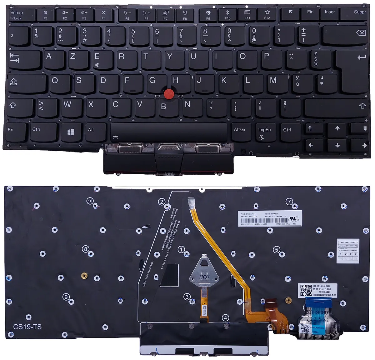 Laptop Keyboard best price in Karachi Keyboard Lenovo X1 Carbon 7th/8th Gen/X1 Yoga 4th Gen | (Backlight) UK