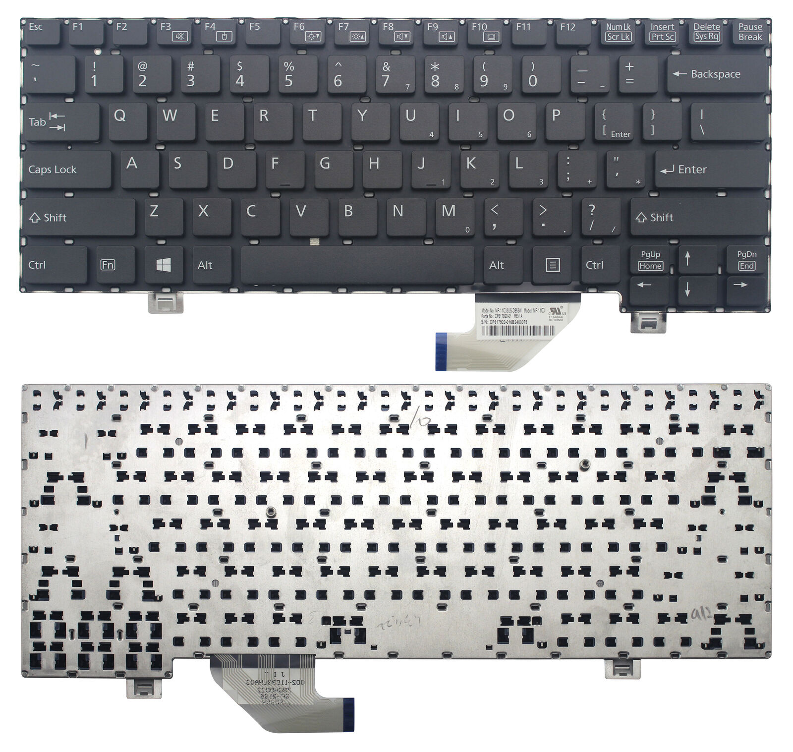 Keyboard For Fujitsu Lifebook SH572 SH771 SH772 T732 T734 T902