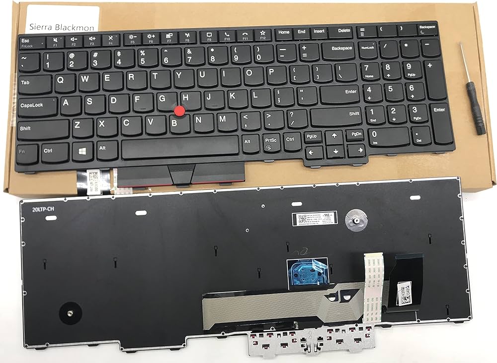 Keyboard Lenovo ThinkPad T15g L15 P15 P17 (1st Gen) | W o Backlight (With Pointer)	