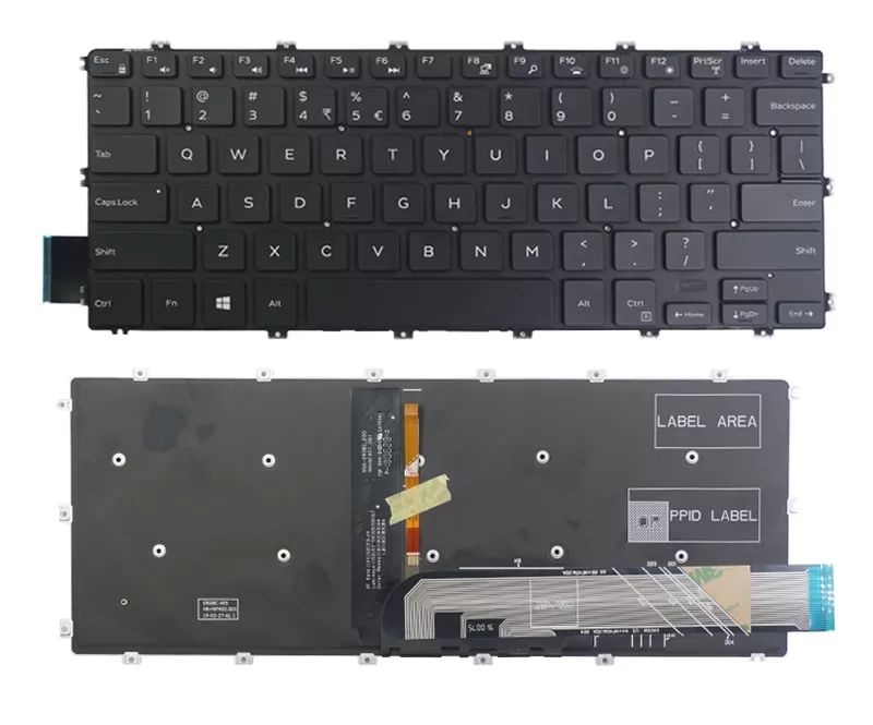 Keyboard Dell Inspiron 5480 5580 7586 7386 Latitude 3400 |(With Backlight)