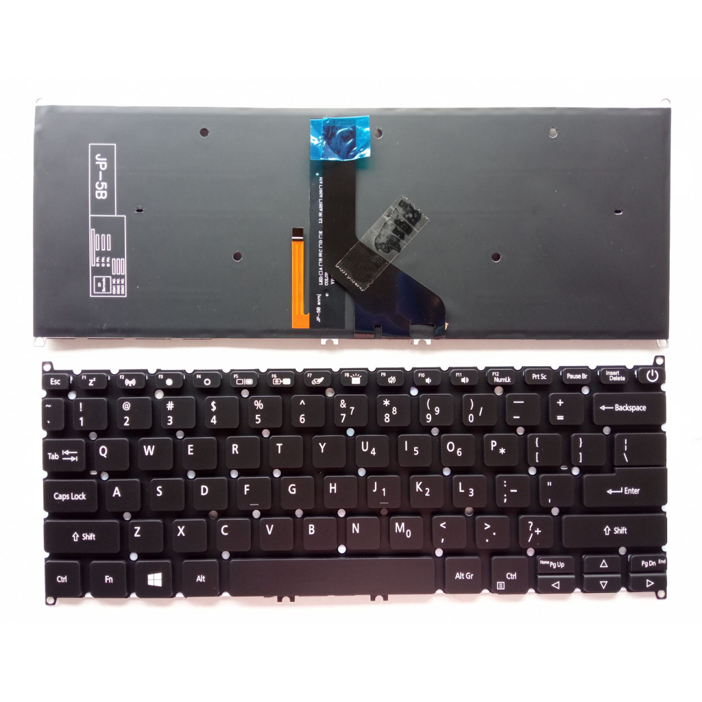 Keyboard Acer Swift 3 SF313-51 P614 TMX45-51 TMP414-51G | US (Power Button) With Backlight