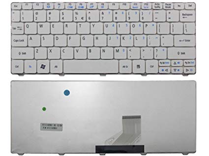 Laptop Keyboard best price in Karachi Keyboard Acer Mini 521/533/D255/D260 | White