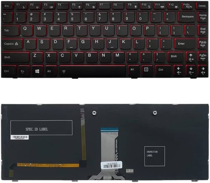 Laptop Keyboard best price Keyboard Lenovo Y400 | Y410p Red Shaded Keys | Backlit