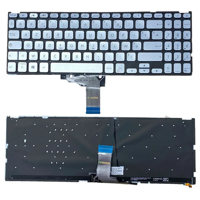 keyboard asus vivobook X515 X515E X515M X515J X515J X512| Iternal With Power Button| (Silver) Backlight