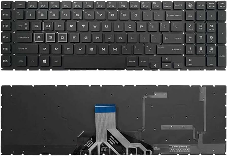 Laptop Keyboard best price Keyboard HP Omen 17/Omen 6 Plus/Omen 5 Plus/17-CB (2019-2020) | US (RGB Backlight) With Numpad