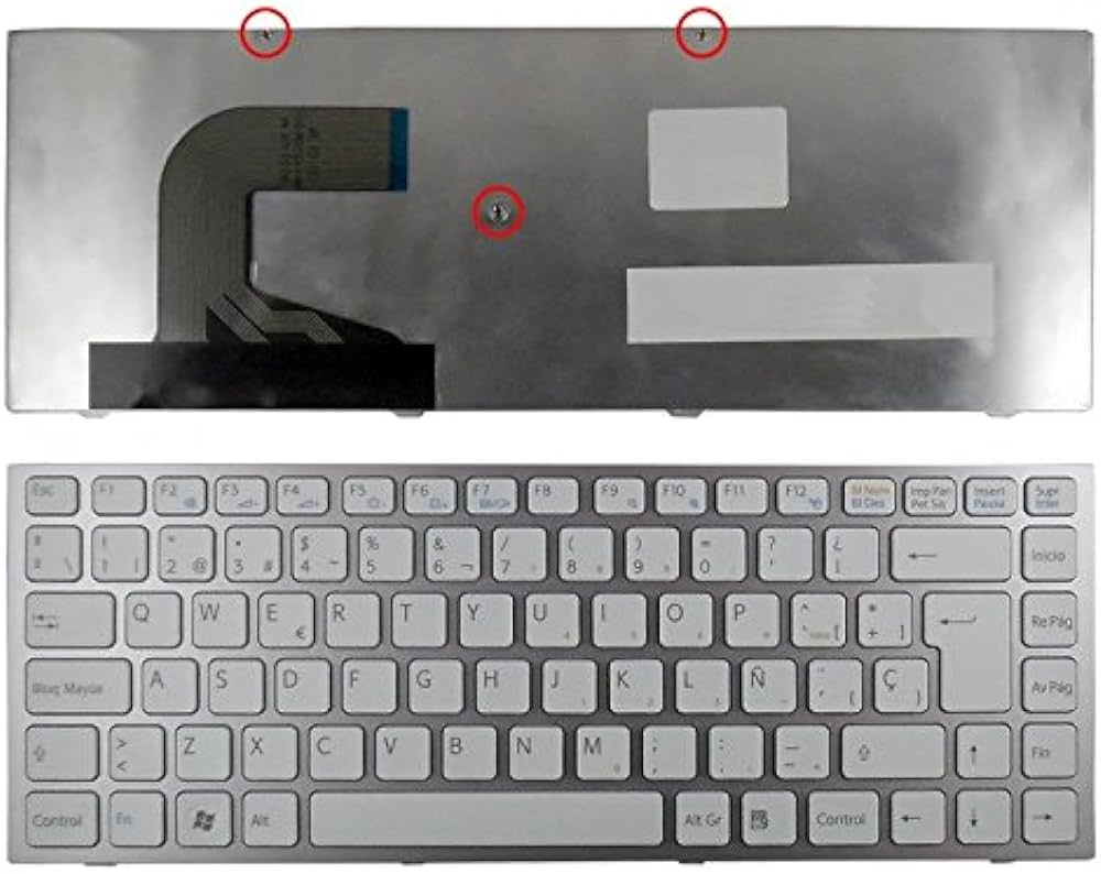 Laptop Keyboard best price Keyboard for Sony VAIO VPC-S | White (Silver Frame)