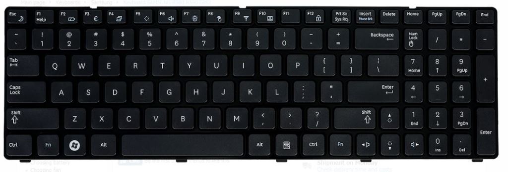 Keyboard Samsung R580 R590 E852