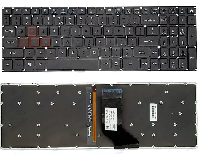 Laptop Keyboard best price Keyboard Acer Predator Helios 300 G3-571-G3-572 Nitro 5 AN515-51/VX5-793/VX5-591G/VN7-593/G3-571 | US (Backlight)Black