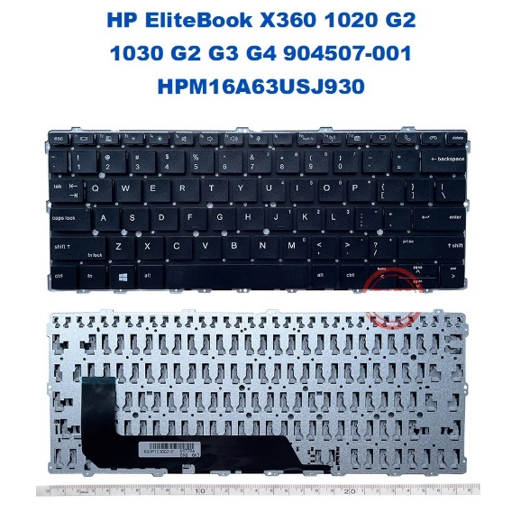 Laptop Keyboard best price in Karachi Keyboard HP Elitebook X360 1030-G2/1030-G3 | Black (Without Backlight) US