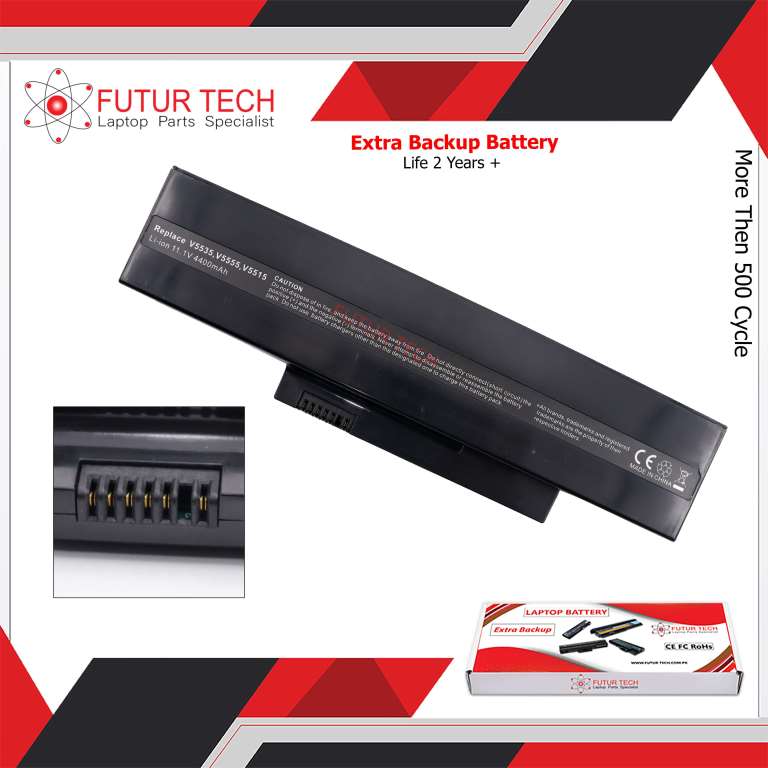 Battery Fujitsu V5515 V5535 V5555 | 6 Cell