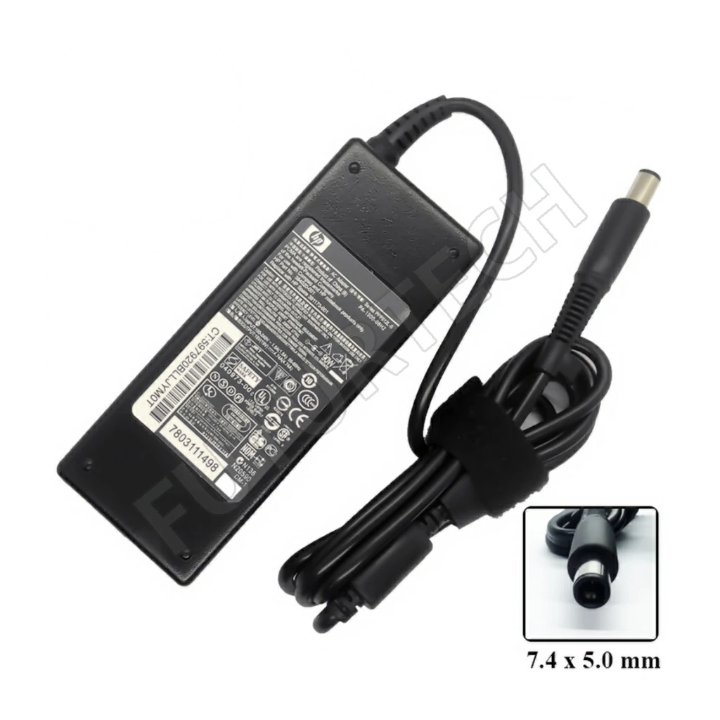 Laptop Adapter best price in Karachi Adapter HP 19v - 4a74 Ctr Pin | 90w (7.4*5.0) ORG
