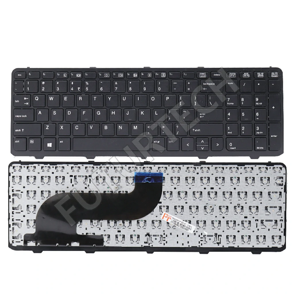 Laptop Keyboard best price in Karachi Keyboard HP Probook 650-G1/655-G1 | Black | Frame