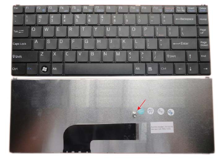 Keyboard Sony Vaio N Series | (Black)