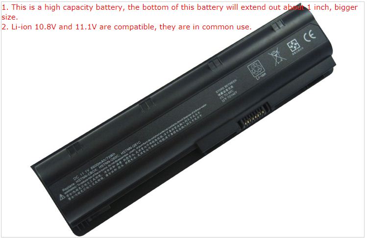 Battery HP CQ42 Q34C C51C G62 | 9 Cell