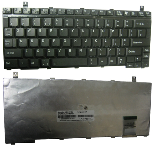 Pulled Keyboard Toshiba U200 U205 | Black